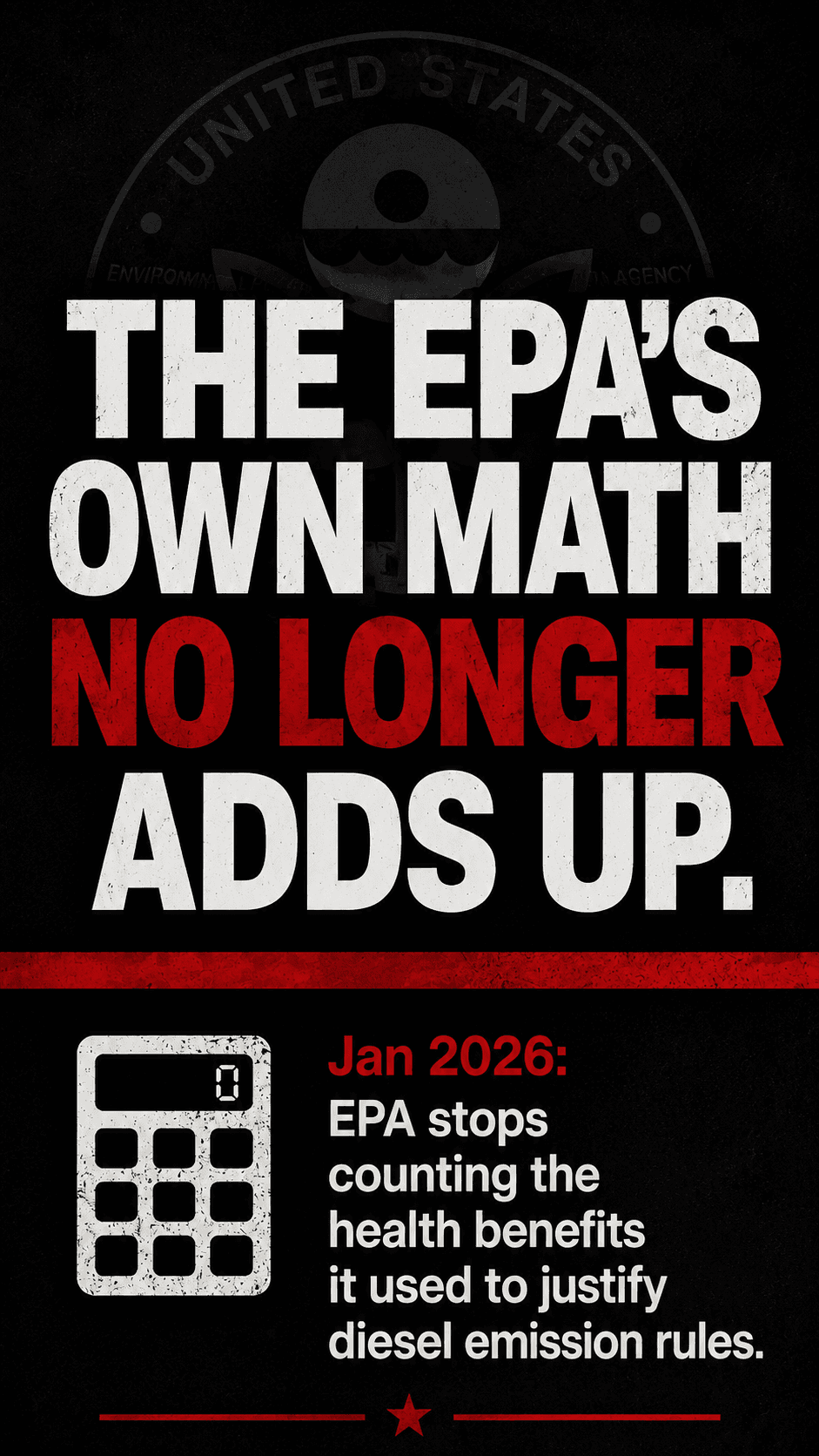 The EPA's own math no longer adds up