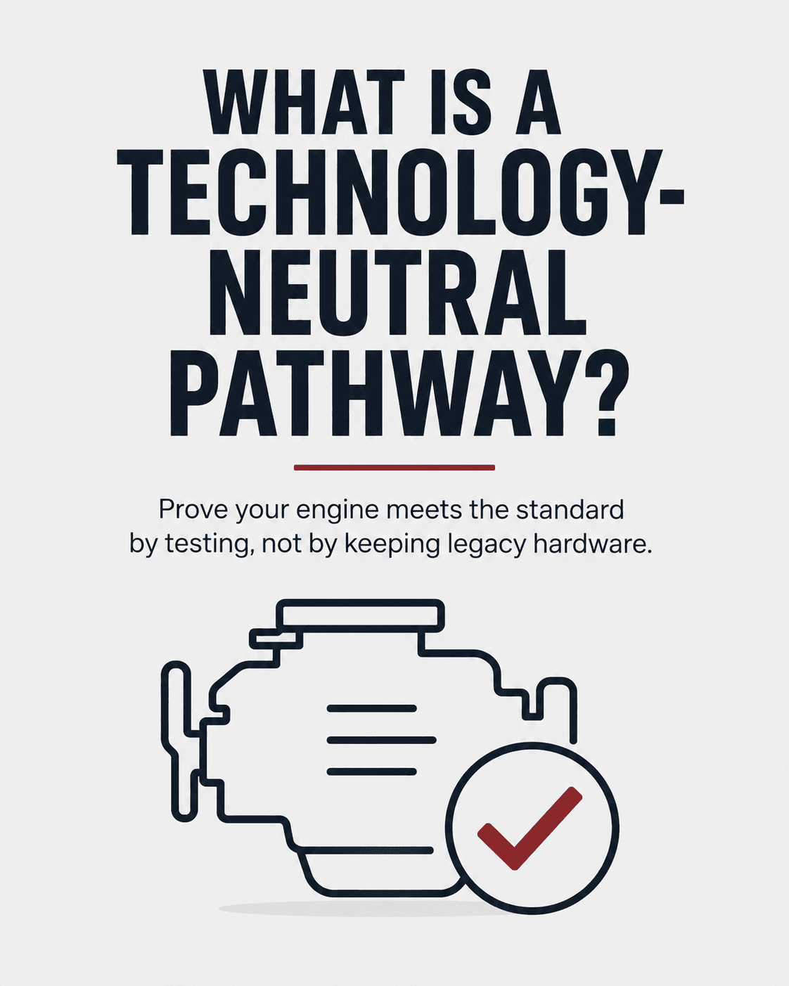 What is a technology-neutral pathway?