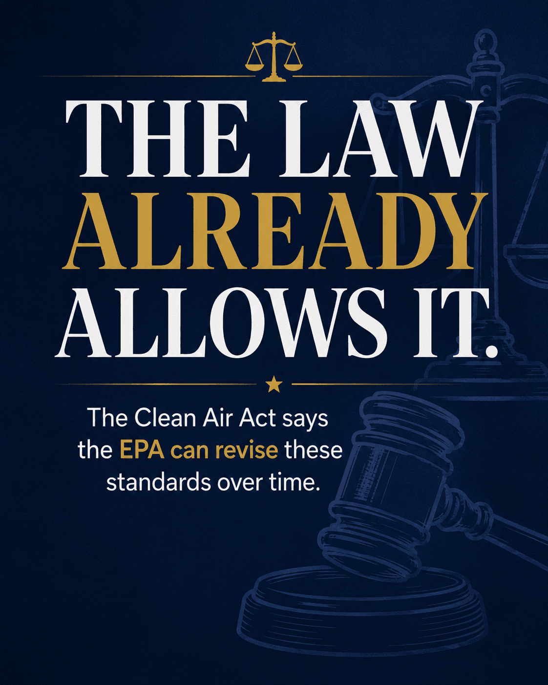 The law already allows it